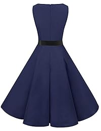 Bbonlinedress - Vestido de verano para mujer, diseño de Audrey de la década de 1950