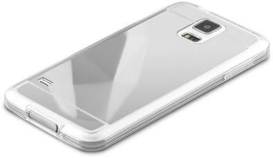 Yzhen @ Samsung Galaxy Note 4 Mirror Case, Slim Luxury Hybrid Glitter Bling Mirror Soft TPU Cover Case For Samsung Galaxy Note 4, (silver)