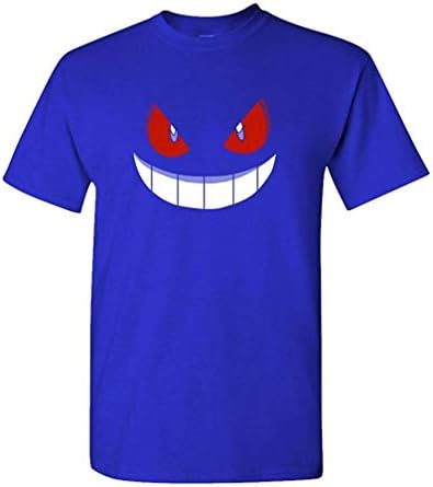 XFPrint66 - Gengar Halloween FACE - Mens Cotton T-Shirt Funny Design