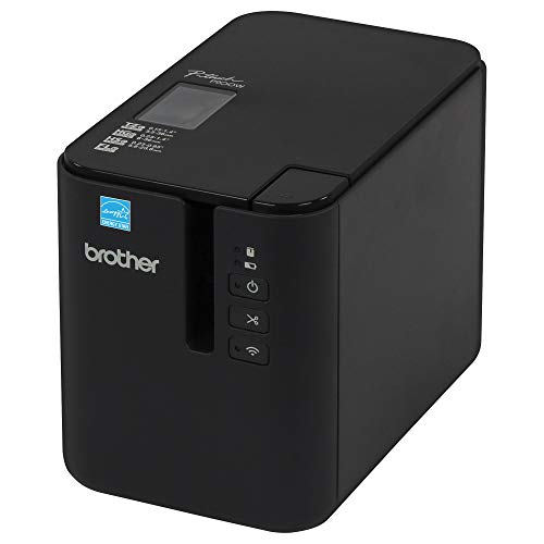 Brother P-Touch PT-P950NW Industrial Network Laminate Label Printer, Up to 36 mm Labels, Standard USB 2.0 and Serial, Ethernet, Built-in Wi-Fi®, Optional Bluetooth®,Black