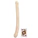 DOC JOHNSON - Classic Smooth 18-inch Double Header Adult Toy, Body Safe, Easy To Use, Experienced Players, Adult Toy, Couples or Solo Play, Latex Free, Phthalate Free (White)