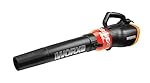 WORX TURBINE 12 Amp Corded Leaf Blower with 110 MPH and 600 CFM Output and Variable Speed Control - WG520