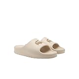 Lacoste Men's Serve Slide 2.0, Khaki Croc, 10
