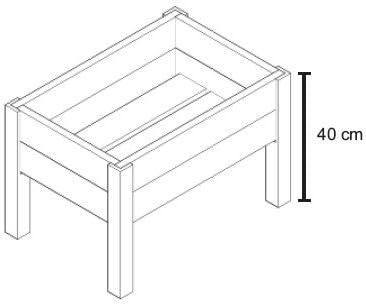 Hortalia Leo - Huerto Urbano Kit de Cultivo, Talla S, 60 x 40 x 40 ...