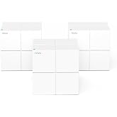 Tenda Nova Mesh WiFi System MW6 - Covers up to 4-6 Bedroom Houses- AC1200 Whole Home WiFi Mesh System - Gigabit Dual-Band Mesh Network - Replaces Wireless Router and WiFi Extender - 3-Pack