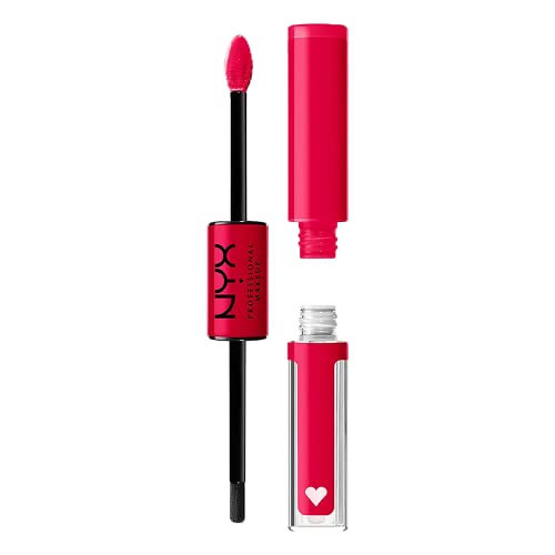 NYX Professional Makeup Lip Gloss, Shine Loud High Pigment Long Lasting Lip Shine Lip Gloss, Up to 16 Hour No Colour Transfer, Infused with Vitamin E, Shade On A Mission