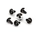 Darice Solid Black Eyes with Washers 18mm 50pcs Buttons