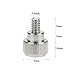 Favordrory 6#-32x5 Computer Case Thumb Screws, Silver, 50 Pieces