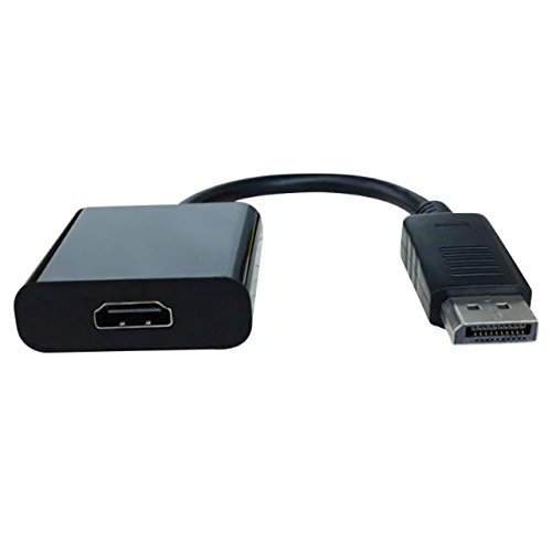 Big DisplayPort/DP to HDMI 4K Adapter, 4K UHD Video Output for New MacBook, Mac Mini, iMac, ThinkPad X1, Dell XPS14Z and XPS15 etc.