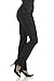 Rekucci Jeans Women's Ease in to Comfort Fit Stretch Straight Leg Denim Pants (8SHORT,Black Denim)
