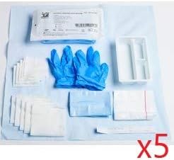 365 Dressing Pack Universal Dressing Packs Medium Gloves x5 16 items each
