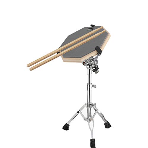 WeiMeet Drum Pad 8 Inches Drum Practice Pad Silent Drum Pad with 1 Pair Drum Sticks（8 inch） - Thumbnail 4