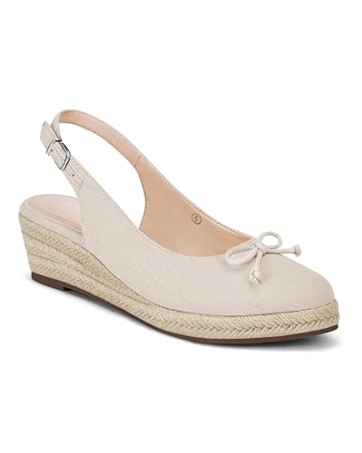 Coutgo Womens Closed Toe Espadrilles Wedges Shoes