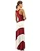 PattyBoutik Women's Racerback Striped Maxi Dress