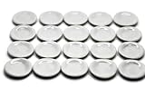 ChangThai Design 20 White Round Ceramic Plate Dish Bowl Dollhouse Miniatures Food Kitchen