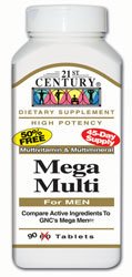 MEGA MULTI-VIT FOR MEN TABS 90 MEGA MULTI-VIT FOR MEN TABS 90