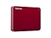 Toshiba Canvio Connect II 2TB Portable Hard Drive, Red (HDTC820XR3C1)