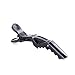 Mokale 6pcs Salon Croc Hair Styling Clips-Sectioning Plastic Alligator Hair Clip For Thick Hair-Non-Slip DIY Accessories Hairgrip for Women and Girls (Black)
