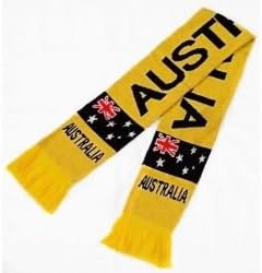 Double Jacquard Knitted Soccer Scarf - Australia