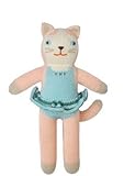 Blabla Splash The Cat Mini Plush Doll - Knit Stuffed Animal for Kids. Cute, Cuddly & Soft Cotton Toy. Perfect, Forever Cherished. Eco-Friendly. Certified Safe & Non-Toxic.