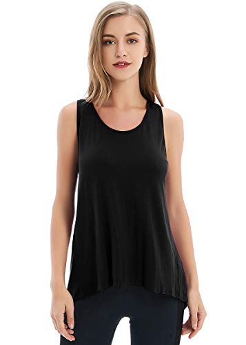 image for Fihapyli Women's Yoga Tanks Active Tops Cross Back Yoga Shirt Activewe