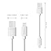 Lumsing Lightning to USB Cable Apple Certified Sync and Charging Cord(9.9 Feet/3M) with Ultra Compact Connector Head for iPhone, iPod and iPad(White)