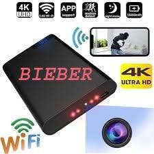 BIEBER Camera WiFi Spy Power Bank Audio Video Recording Hidden Camera