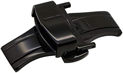 ZLIMSN Stainless Steel Butterfly Deployment Buckle Double Push Spring Bar Watch Band Clasp PVD Finish