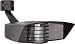 RAB Lighting STL12LV Stealth 110 Sensor, Aluminum, 110 Degrees View Detection, 96W Power, 12V, Bronze Color