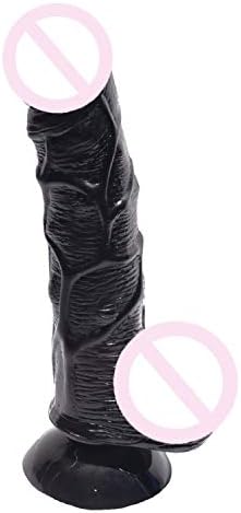 Vibratr para Bebe Realistic Flexible Strong Suction Cup Adullts FunnyKing New Style Toys Woman Fakes,Blac,Chyna,Black,Vibratrs Women 360 Thrusting