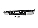 Rear Step Bumper Chrome Full Assy W/o Sensor Hole 2007-2013 Silverado Sierra (1500 Light Duty) GM1103147