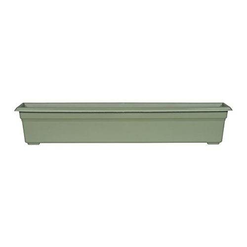 Countryside Flower Box Planter, Sage, 36-Inch