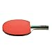 Ping Pong Paddle Set of 4 Paddles and 8 Balls by Scandi Spin, Blue Portable Case for Storage, Table Tennis Rackets with Ergonomic Flared Handle, Outdoor and Indoor Play, Suitable for Kids and Adults