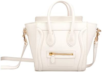 Women's Genuine Leather Smile Crossbody Bag Small Shoulder Handbags Purse Hobo Bags
