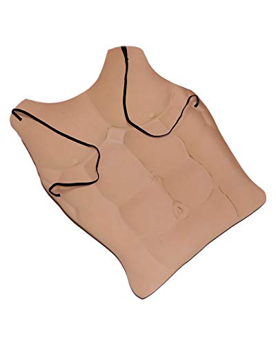 Jesdo Fake Muscle Halloween Costume Funny Chest Chritmas Props Cosplay Makeup Costumes & Accessories