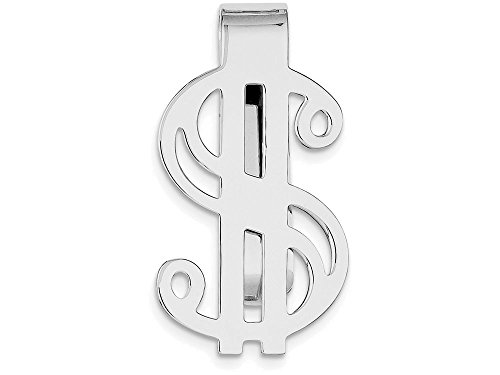 Finejewelers Sterling Silver Dollar Sign Money Clip