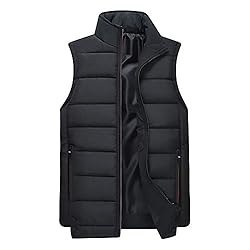LISTHA Vest Jacket Mens Autumn Winter Coat Padded