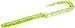 Zoom U Tail Worm-Pack of 20 (Chartreuse Pepper, 6-Inch)
