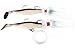Blue Water Candy - Rock Fish Candy 8 oz & 4 oz Mojo Lure Loaded with 9-Inch Swimbait Shad Bodies Tandem Parachute Rigged & Ready (Black Mojo on Pearl White & Black Shad)
