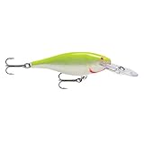 Rapala Shad Rap 07 Fishing lure, 2.75-Inch, Silver Fluorescent Chartreuse