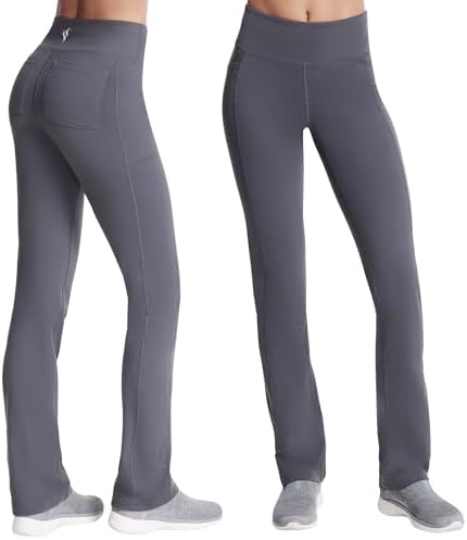 Damen Gowalk Pant Joy High Waisted Hose, Grey, Large