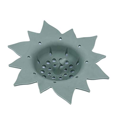 lehao Kitchen Bathroom Sink Strainers Basket Hair Catcher Sink Drain Cover Sink Strainer Kitchen Universal Kitchen Accessories,Green