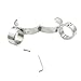 COSY-L Stainless Steel Handcuffed and Neck Cuffs One Pieces SM Fetish Slave Bondage Adult Toys, BDSM Wrist Cuffs Heavy Duty Restraint Toys for Senior Players,Femalethumb 3