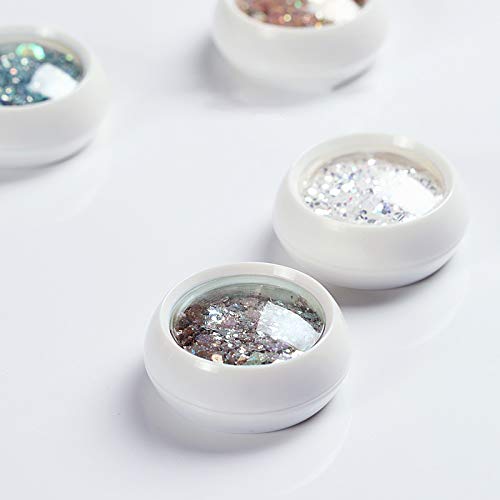 Powder Sequins Craft Glitter Flakes Colorful Mixed Festival Glitter - Thumbnail 5