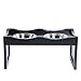 Petsfit Elevated Dog Feeding Station with 2 Replaceable Stainless Steel Bowls for 10 Inches Height Dogs