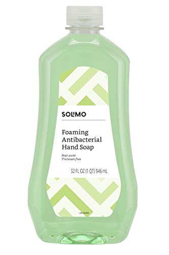 image for Amazon Brand - Solimo Gentle & Mild Fresh Pear Antibacterial Foaming H