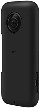 Wellouis Waterproof Silicone Protective Case for Insta360 One X Accessories Black