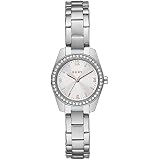 DKNY Watch for Women, Quartz Movement, Analog Display, Silver Stainless Steel Strap-NY2920