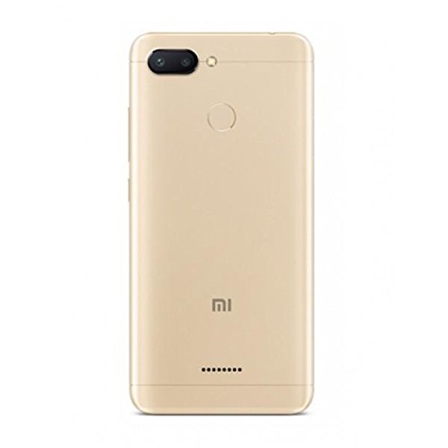 Xiaomi Redmi 6 64GB + 4GB RAM, Dual Camera, LTE Factory Unlocked Smartphone - International Global Version (Gold)