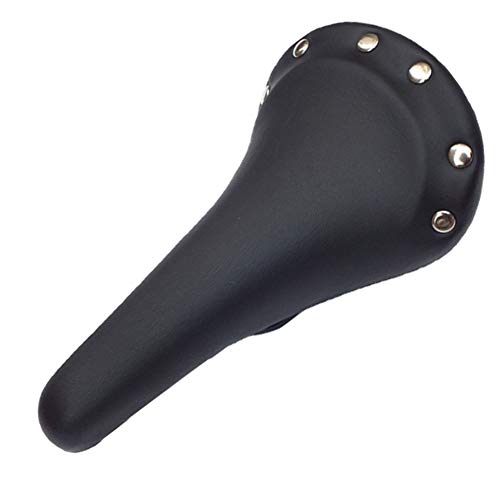 Maserfaliw Bicycle Cushion, Vintage Retro Riveted Studs Bike Cushion Pad Race Fixed Gear Bicycle Saddle Seat - White£¬Essential for Home Life.